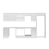 Alvinka 385X222 Cm High Gloss Mutfak Dolabı Mb-E90S50S45-2