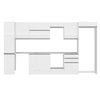 Alvinka 385X222 Cm High Gloss Mutfak Dolabı Mbb-E80B45S60-2