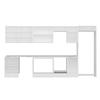 Alvinka 385X222 Cm High Gloss Mutfak Dolabı Mb-E80S60S45-2