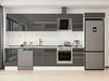 Alvinka 385X222 Cm High Gloss Mutfak Dolabı Mb-E90S50S45-2
