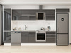 Alvinka 385X222 Cm High Gloss Mutfak Dolabı Mbb-E80B45S60-2