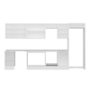 Alvinka 385X222 Cm High Gloss Mutfak Dolabı Mb-E90S45S50-3