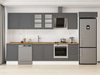 Alvinka 385X222 Cm Klasik Mebran Mutfak Dolabı Mb-E90S50S45-3