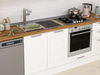 Alvinka 385X222 Cm Klasik Mebran Mutfak Dolabı Mbb-E80B60S45-3