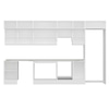 Alvinka 385X240 Cm High Gloss Mutfak Dolabı Mb-E90S50S45-1
