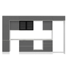 Alvinka 385X240 Cm High Gloss Mutfak Dolabı Mbb-E80B45S60-3