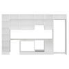 Alvinka 385X240 Cm High Gloss Mutfak Dolabı Mbb-E90B45S50-1