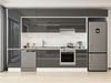 Alvinka 385X240 Cm High Gloss Mutfak Dolabı Mbb-E90B50S45-1