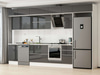 Alvinka 385X240 Cm High Gloss Mutfak Dolabı Mb-E90S50S45-2