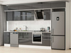 Alvinka 385X240 Cm High Gloss Mutfak Dolabı Mb-E90S45S50-2