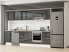 Alvinka 385X240 Cm High Gloss Mutfak Dolabı Mb-E90S45S50-1