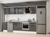 Alvinka 385X240 Cm High Gloss Mutfak Dolabı Mb-E80S45S60-2
