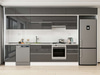 Alvinka 385X240 Cm High Gloss Mutfak Dolabı Mb-E90S45S50-1