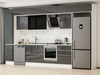 Alvinka 385X240 Cm High Gloss Mutfak Dolabı Mbb-E80B45S60-3