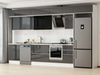 Alvinka 385X240 Cm High Gloss Mutfak Dolabı Mb-E80S60S45-3