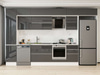 Alvinka 385X240 Cm High Gloss Mutfak Dolabı Mbb-E90B45S50-2