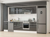 Alvinka 385X240 Cm High Gloss Mutfak Dolabı Mbb-E80B45S60-1