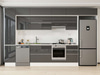 Alvinka 385X240 Cm High Gloss Mutfak Dolabı Mbb-E90B45S50-1