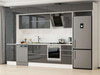 Alvinka 385X240 Cm High Gloss Mutfak Dolabı Mbb-E90B50S45-2