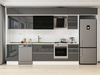 Alvinka 385X240 Cm High Gloss Mutfak Dolabı Mb-E90S50S45-3