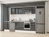 Alvinka 385X240 Cm High Gloss Mutfak Dolabı Mbb-E80B60S45-1