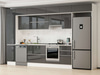 Alvinka 385X240 Cm High Gloss Mutfak Dolabı Mbb-E90B45S50-1