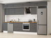 Alvinka 385X240 Cm Klasik Mebran Mutfak Dolabı Mb-E80S45S60-2