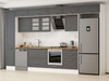 Alvinka 385X240 Cm Klasik Mebran Mutfak Dolabı Mbb-E80B45S60-3