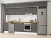 Alvinka 385X240 Cm Klasik Mebran Mutfak Dolabı Mb-E90S45S50-1