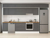 Alvinka 385X240 Cm Klasik Mebran Mutfak Dolabı Mb-E90S45S50-1