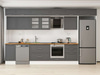 Alvinka 385X240 Cm Klasik Mebran Mutfak Dolabı Mb-E80S45S60-3