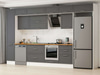 Alvinka 385X240 Cm Klasik Mebran Mutfak Dolabı Mbb-E80B45S60-2