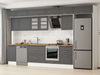 Alvinka 385X240 Cm Klasik Mebran Mutfak Dolabı Mb-E80S45S60-3