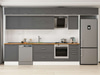 Alvinka 385X240 Cm Klasik Mebran Mutfak Dolabı Mb-E80S60S45-2