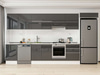 Alvinka 390X222 Cm High Gloss Mutfak Dolabı Mb-E80S50S60-1