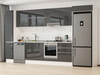 Alvinka 390X222 Cm High Gloss Mutfak Dolabı Mbb-E90B40S60-1
