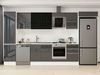 Alvinka 390X222 Cm High Gloss Mutfak Dolabı Mbb-E90B50S50-3