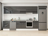 Alvinka 390X222 Cm High Gloss Mutfak Dolabı Mb-E80S60S50-1
