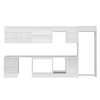 Alvinka 390X222 Cm High Gloss Mutfak Dolabı Mb-E80S60S50-2