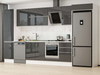Alvinka 390X222 Cm High Gloss Mutfak Dolabı Mbb-E90B50S50-2