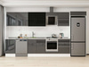 Alvinka 390X222 Cm High Gloss Mutfak Dolabı Mb-E80S50S60-3