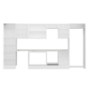 Alvinka 390X222 Cm High Gloss Mutfak Dolabı Mbb-E80B60S50-3