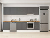 Alvinka 390X222 Cm Klasik Mebran Mutfak Dolabı Mb-E80S60S50-1
