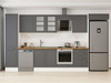Alvinka 390X222 Cm Klasik Mebran Mutfak Dolabı Mbb-E80B50S60-3