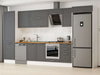 Alvinka 390X222 Cm Klasik Mebran Mutfak Dolabı Mbb-E80B60S50-2