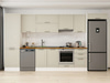 Alvinka 390X222 Cm Klasik Mebran Mutfak Dolabı Mbb-E80B60S50-1