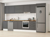 Alvinka 390X222 Cm Klasik Mebran Mutfak Dolabı Mb-E80S50S60-1