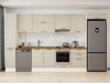Alvinka 390X222 Cm Klasik Mebran Mutfak Dolabı Mbb-E90B40S60-1