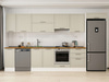 Alvinka 390X222 Cm Klasik Mebran Mutfak Dolabı Mb-E90S40S60-1