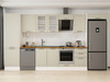 Alvinka 390X222 Cm Klasik Mebran Mutfak Dolabı Mbb-E80B60S50-3